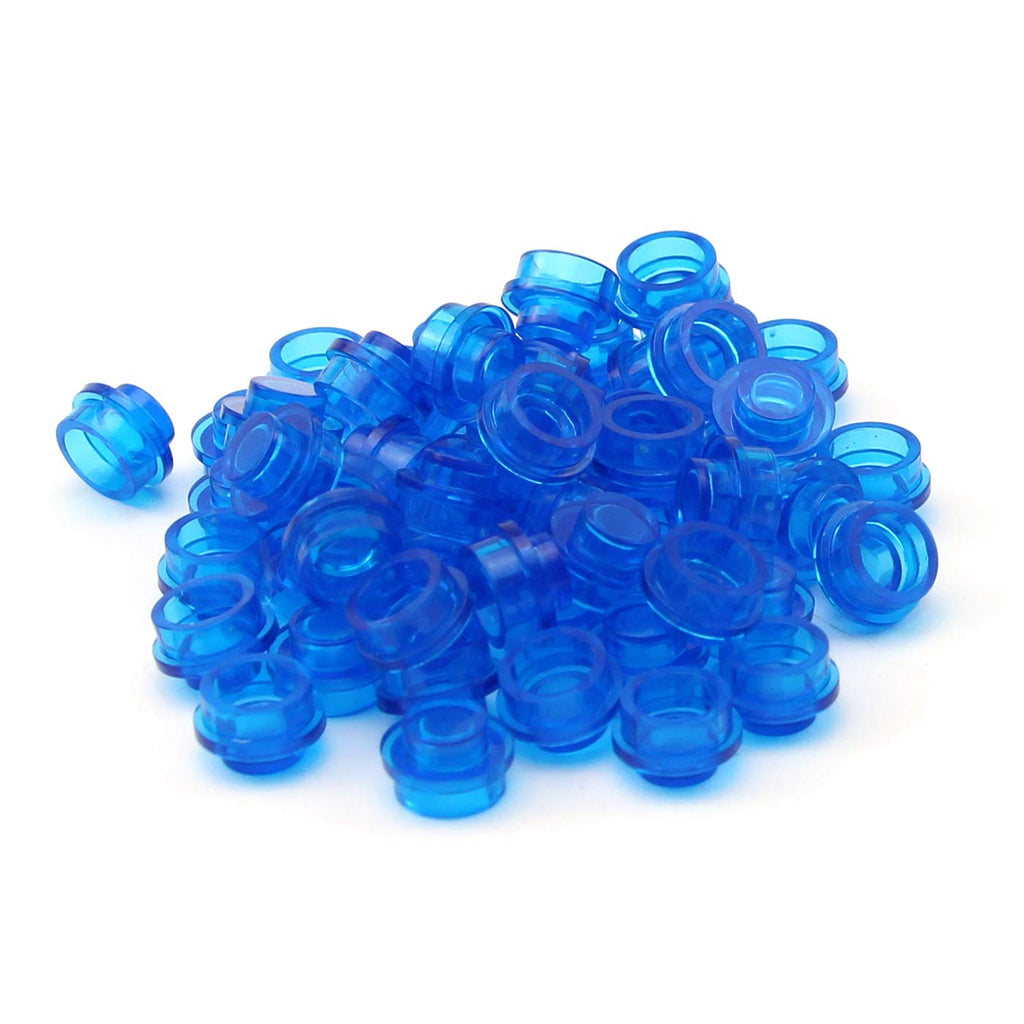 Feleph 1000-Piece Multicolored 1x1 Round Plates Building Blocks for Pixel Art and MOC Projects