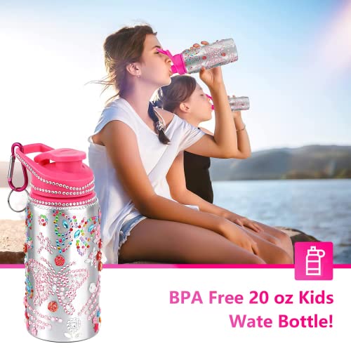 Fenreen Decorate Your Own Water Bottle Kit for Girls – DIY Arts and Crafts Gift