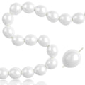 FEYG 100-Pack Pearl White Linking Balloons – 6 Inch Quick Connect Tails for Party Arch Decor