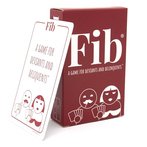 Fib: Adults Only Expansion – 60 NSFW Cards for the Award-Winning Bluffing Party Game