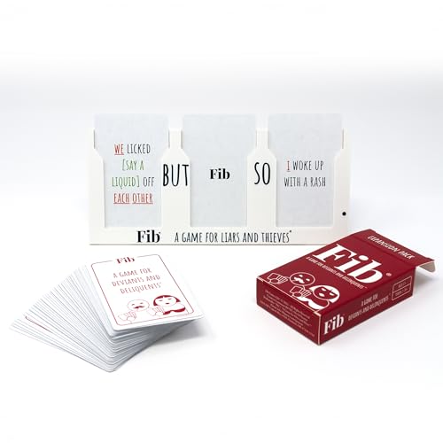 Fib: Adults Only Expansion – 60 NSFW Cards for the Award-Winning Bluffing Party Game