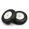 Fielect 4.5 Inch RC Model Airplane PU Sponge Tires with Plastic Hubs - 2 Pack