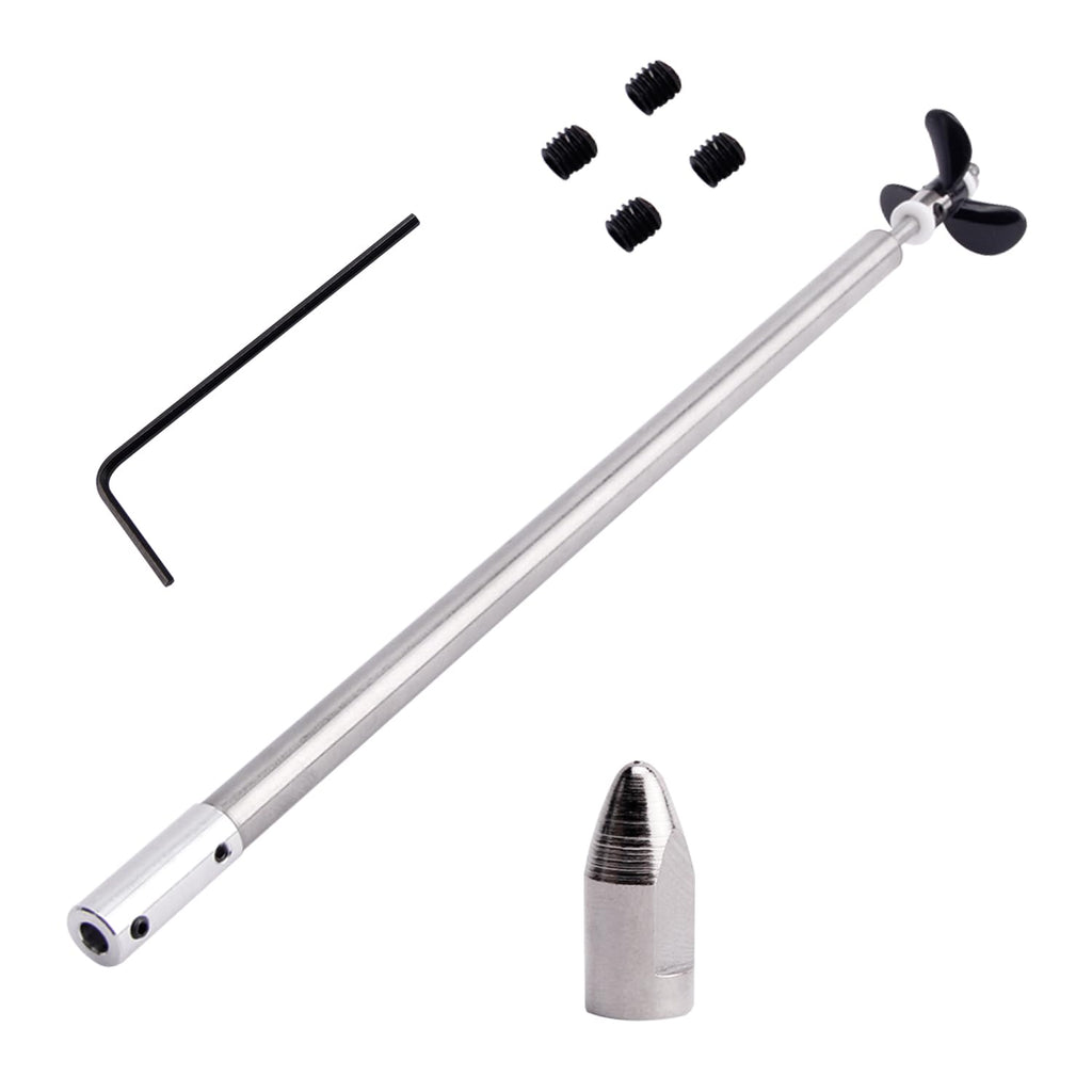 Fielect RC Boat Drive Shaft Assembly 20cm Shaft, 15cm Sleeve, 36mm Propeller for 3mm Motor Shaft