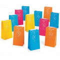 Fiesta Luminary Bags - 12 Pack, Paper, Cinco de Mayo & Day of the Dead Decor