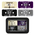 FIGURESLAB 4-Pack Twin Digit Life Counter for MTG with Metal Box – Acrylic Health Tracker for Card Games