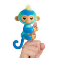 Fingerlings Leo (Blue) Interactive Baby Monkey – 70+ Sounds & Touch Reactions