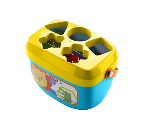 Fisher-Price Baby's First Blocks: 10 Shape Sorting & Stacking Toy for Infants 6+ Months