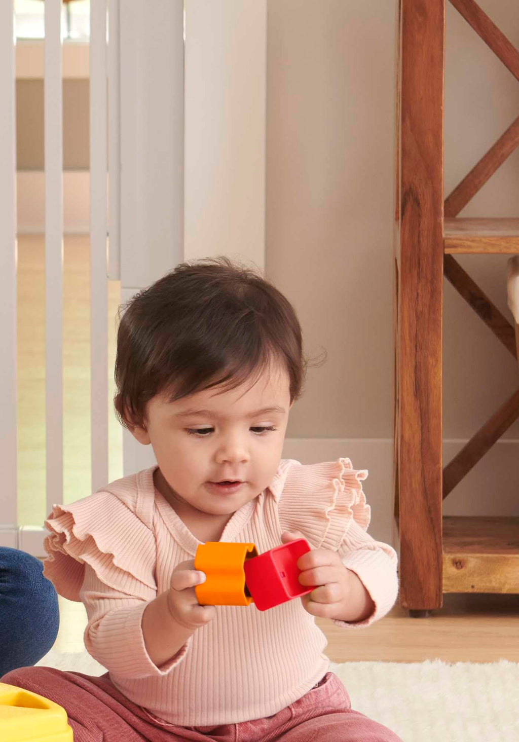 Fisher-Price Baby's First Blocks: 10 Shape Sorting & Stacking Toy for Infants 6+ Months