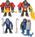 Fisher-Price Imaginext Boss Level Army Pack – 9-Piece Monkey & Gorilla Battle Set