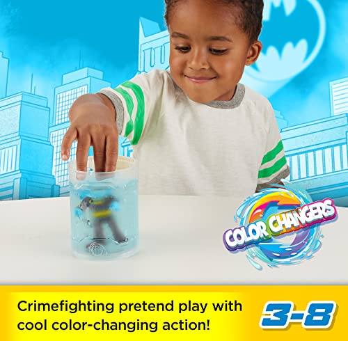 Fisher-Price Imaginext DC Super Friends Batman & Mr. Freeze Color Changers Toy Figures Set for Kids Ages 3-8