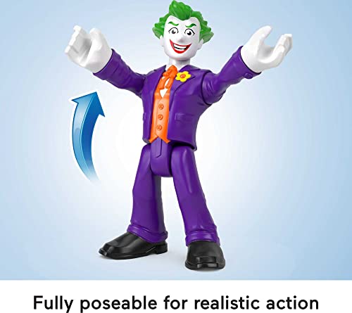 Fisher-Price Imaginext DC Super Friends The Joker XL 10-Inch Poseable Action Figure for Kids Ages 3-8