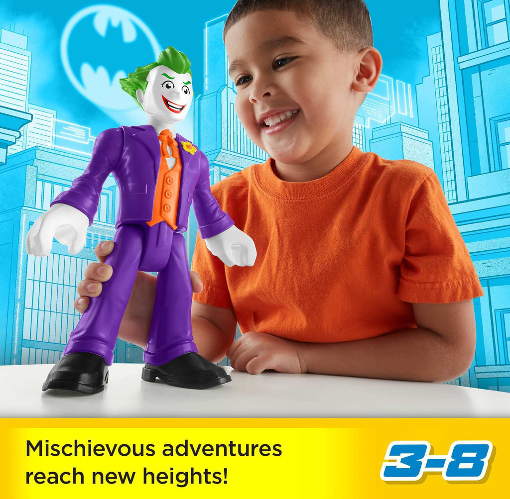Fisher-Price Imaginext DC Super Friends The Joker XL 10-Inch Poseable Action Figure for Kids Ages 3-8