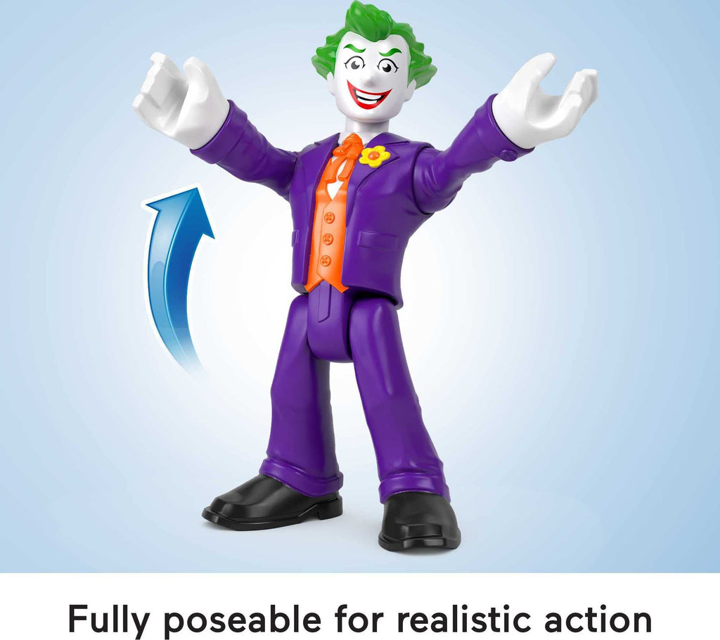 Fisher-Price Imaginext DC Super Friends The Joker XL 10-Inch Poseable Action Figure for Kids Ages 3-8