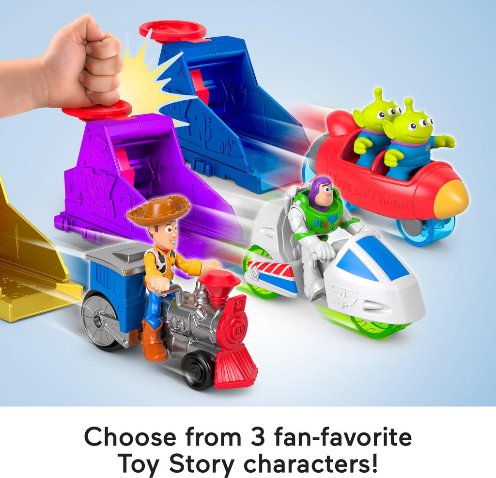 Fisher-Price Imaginext Toy Story Launcher Set with Buzz Lightyear Figure and Vehicle