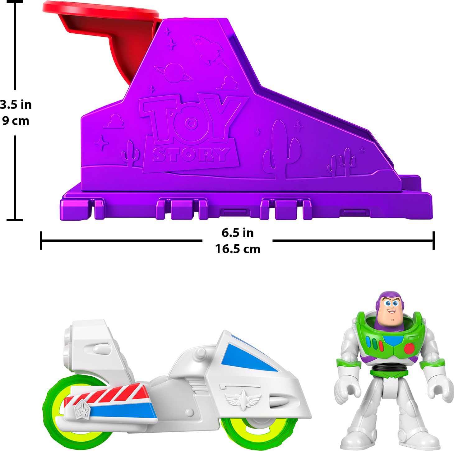 Fisher-Price Imaginext Toy Story Launcher Set with Buzz Lightyear Figure and Vehicle