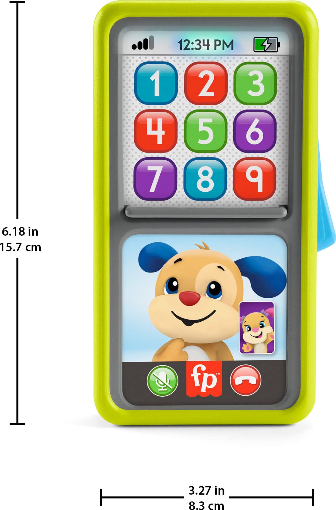 Fisher-Price Laugh & Learn 2-in-1 Smartphone Toy - Interactive Learning for Ages 9+ Months
