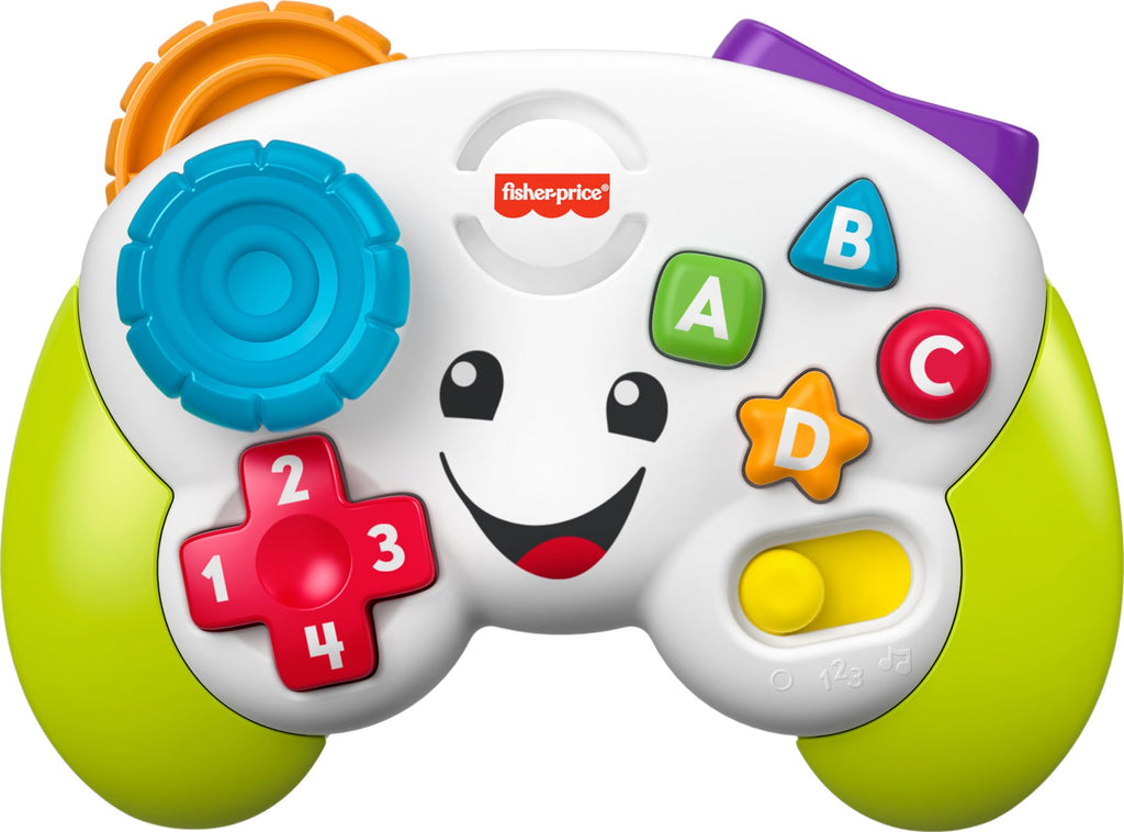 Fisher-Price Laugh & Learn Game Controller: Green Musical Pretend Play Toy for Babies 6+ Months