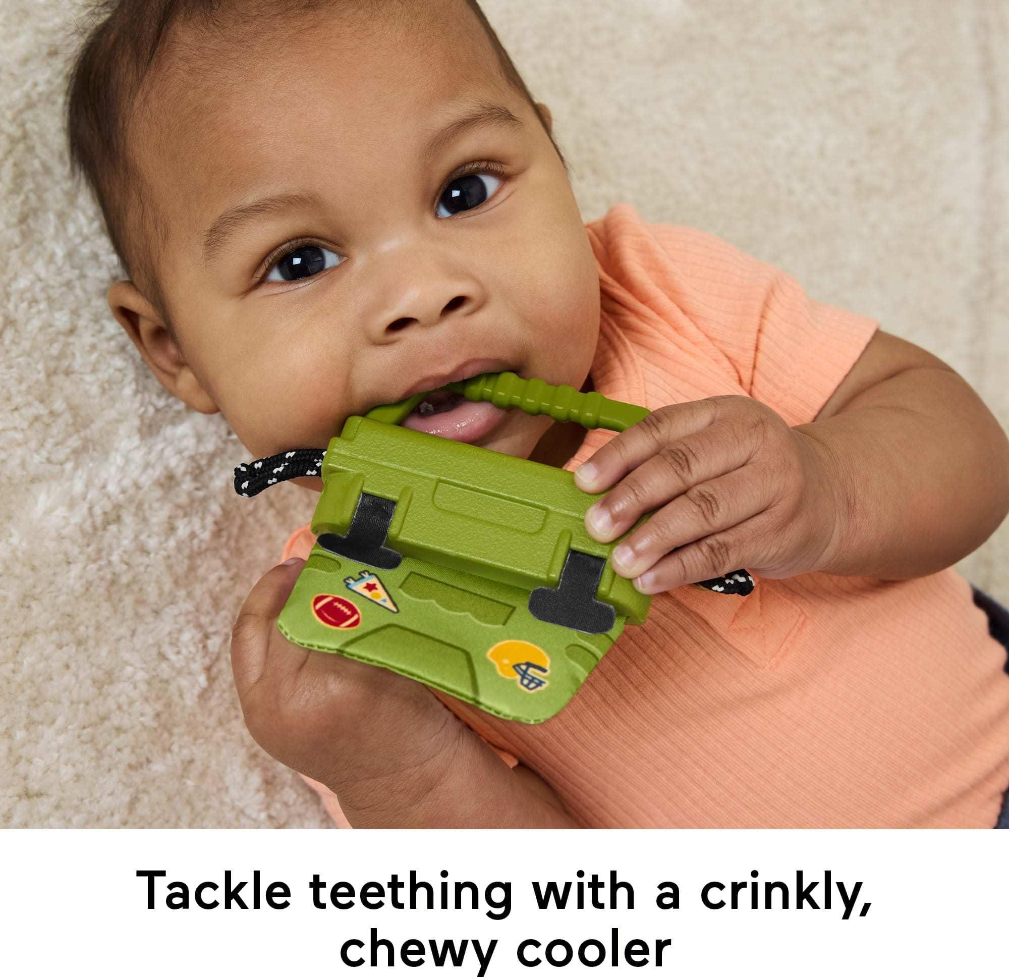 Fisher-Price Mini Me Moments Tiny Tailgater Set – 6-Piece Sensory Toy Set for Babies 3+ Months