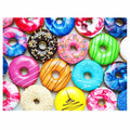 Fishwisdom 500-Piece Donut Cupcake Jigsaw Puzzle – 20.5x15 inch, Eco-Friendly, with Poster & Bag