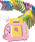 Flamax Baby Talking Flash Cards for Toddlers 1-3 – 224 Words, Elephant Reader, Rechargeable