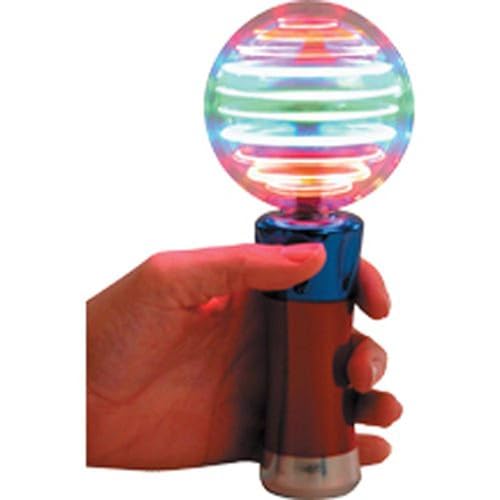 Flashing Panda Meteor Storm LED Spinner Wand – Light-Up Magic Ball with Changing Patterns for Parties and Sensory Play