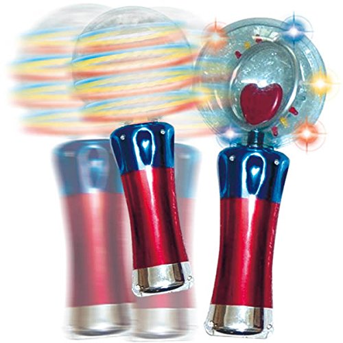 Flashing Panda Meteor Storm LED Spinner Wand – Light-Up Magic Ball with Changing Patterns for Parties and Sensory Play