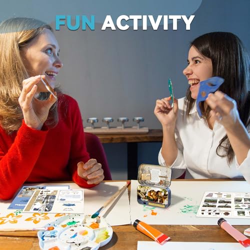 Flever DIY Miniature Dollhouse Kit: Roam Around in Winter with Furniture, LED Lights & Music Movement