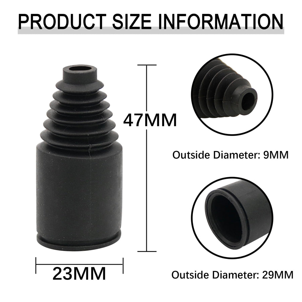 FLMLF RC Axle Boot 4PCS 23x47mm Dust Cover for 1:5 HPI Rovan Baja 5B 5T 5SC