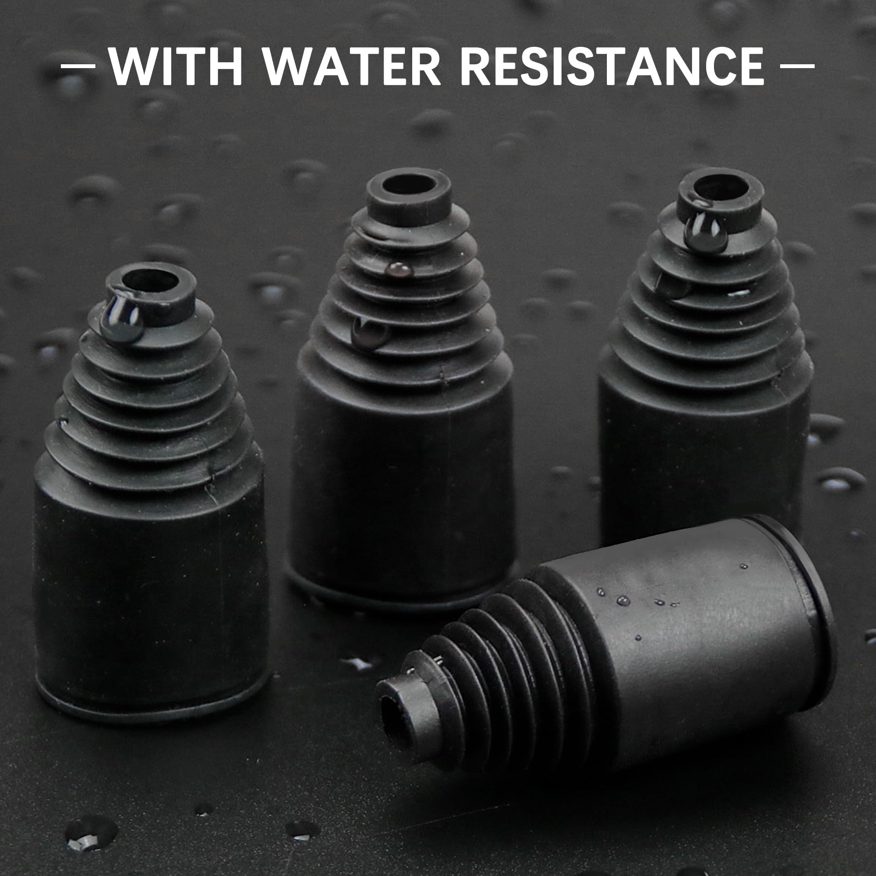 FLMLF RC Axle Boot 4PCS 23x47mm Dust Cover for 1:5 HPI Rovan Baja 5B 5T 5SC