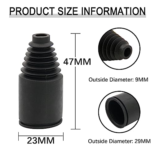 FLMLF RC Axle Boot 4PCS 23x47mm Dust Cover for 1:5 HPI Rovan Baja 5B 5T 5SC