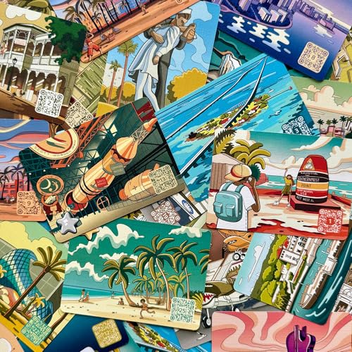 Florida Landmarks Memory Game – 50 Cards with QR Facts, Ages 7+