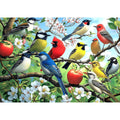 Flowers Birds 1000 Piece Puzzle for Adults – Hummingbird Jigsaw with Poster and Sorting Letters