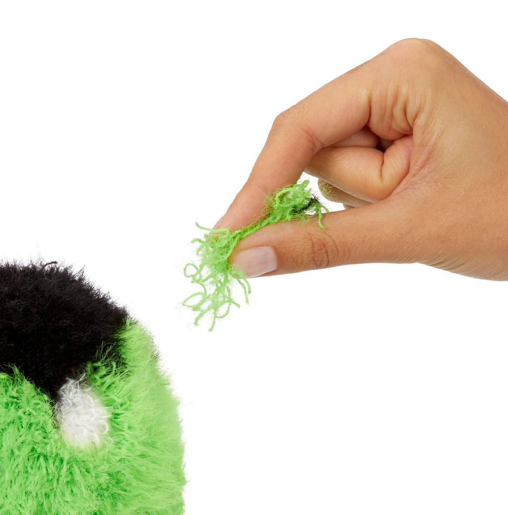 Fluffie Stuffiez Halloween Frankenstein Small Plush – Surprise Reveal, ASMR Fidget, DIY Fur Pulling Toy