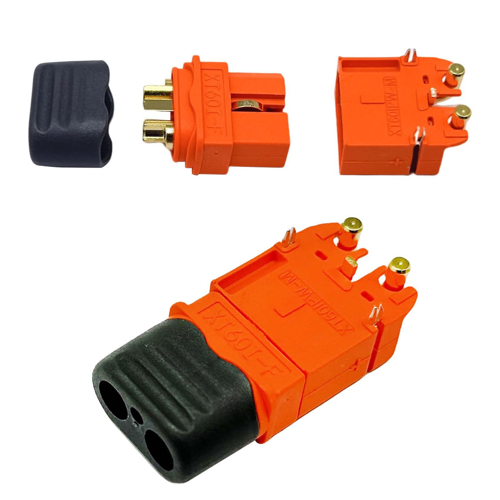 FLY RC XT60I Connectors 5 Pair Male Female with Signal Pin for RC Batteries