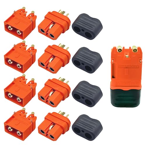 FLY RC XT60I Connectors 5 Pair Male Female with Signal Pin for RC Batteries