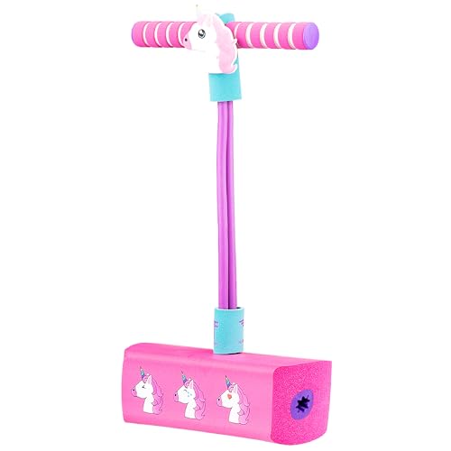 Flybar My First Foam Pogo Jumper - Unicorn Design, Safe Pogo Stick for Toddlers Ages 3+, Supports up to 250lbs