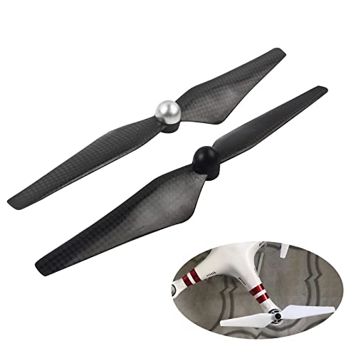 FLYPIG 9450 Carbon Fiber Self-Tightening Propellers for DJI Phantom 1/2/3 (2 Pairs, CW+CCW)