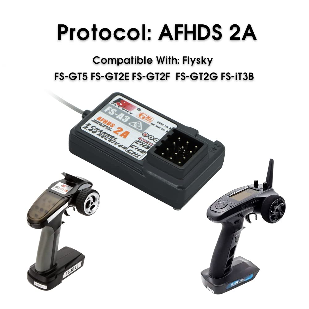 Flysky FS-A3 3CH Receiver 2.4G AFHDS 2A for Compatible Transmitters