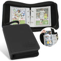 Foalgo 1-Pocket Trading Card Binder – 80-Card Album Folder for MTG, Yu-Gi-Oh, Baseball Cards (Black)