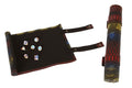 Forged Dice Co Scroll Dice Tray and Rolling Mat with Zippered Dice Holder - Holds up to 14 Polyhedral Dice - Compatible with D&D and Other RPGs