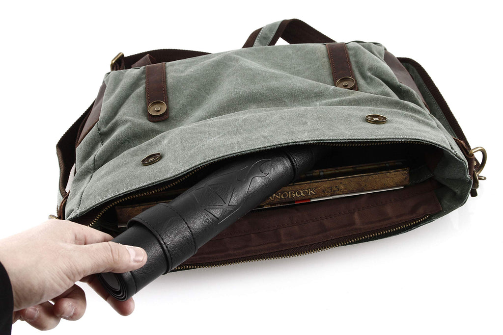 Forged Dice Co Scroll Dice Tray and Rolling Mat with Zippered Dice Holder - Holds up to 14 Polyhedral Dice - Compatible with D&D and Other RPGs