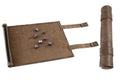 Forged Dice Co Scroll Dice Tray & Rolling Mat – Portable Storage for 14 Dice, PU Leather