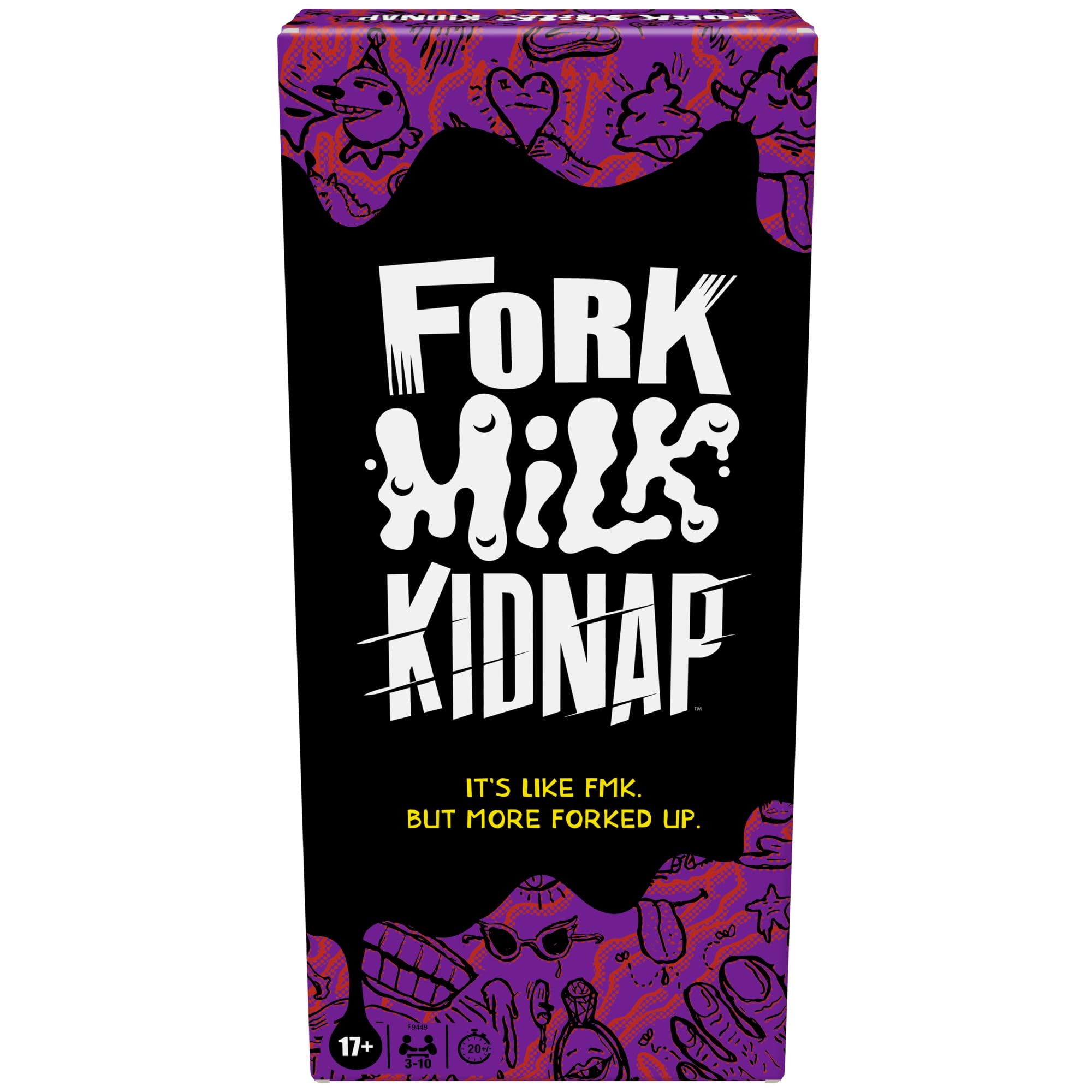 Fork Milk Kidnap: An Adults-Only Party Game of Questionable Choices for 3-10 Players