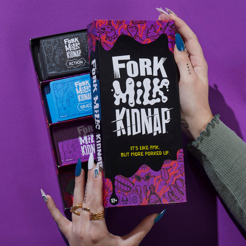Fork Milk Kidnap: An Adults-Only Party Game of Questionable Choices for 3-10 Players