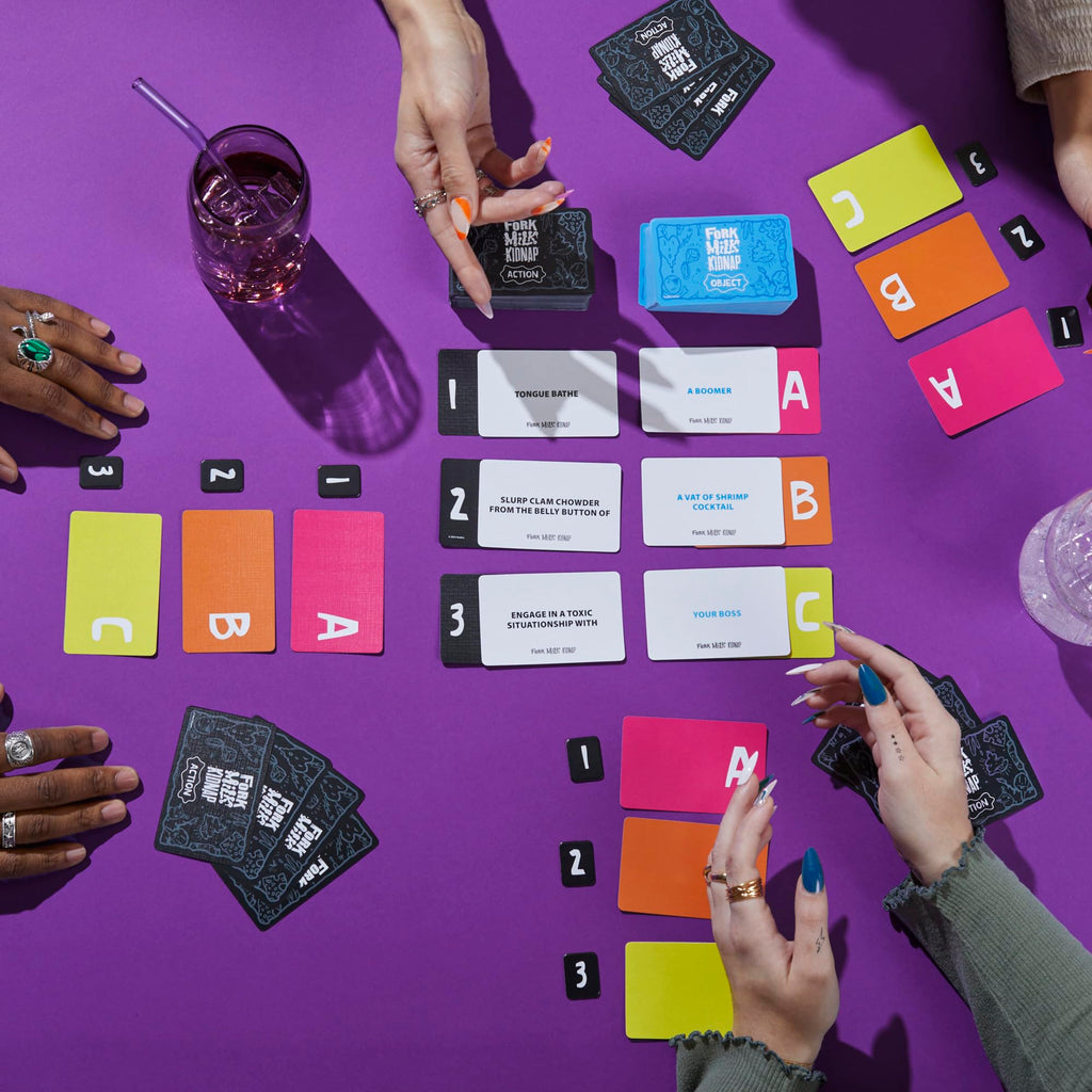 Fork Milk Kidnap: An Adults-Only Party Game of Questionable Choices for 3-10 Players