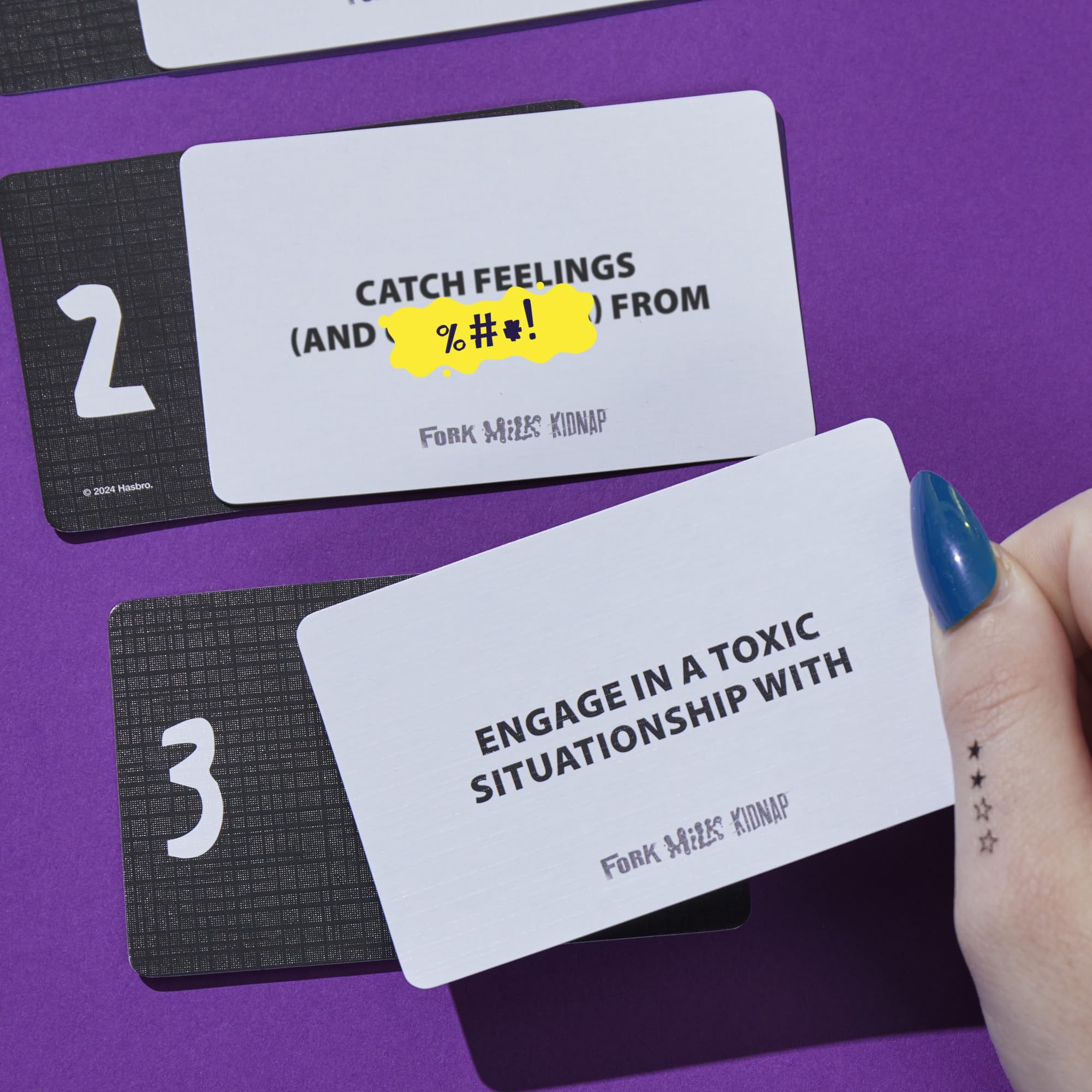 Fork Milk Kidnap: An Adults-Only Party Game of Questionable Choices for 3-10 Players