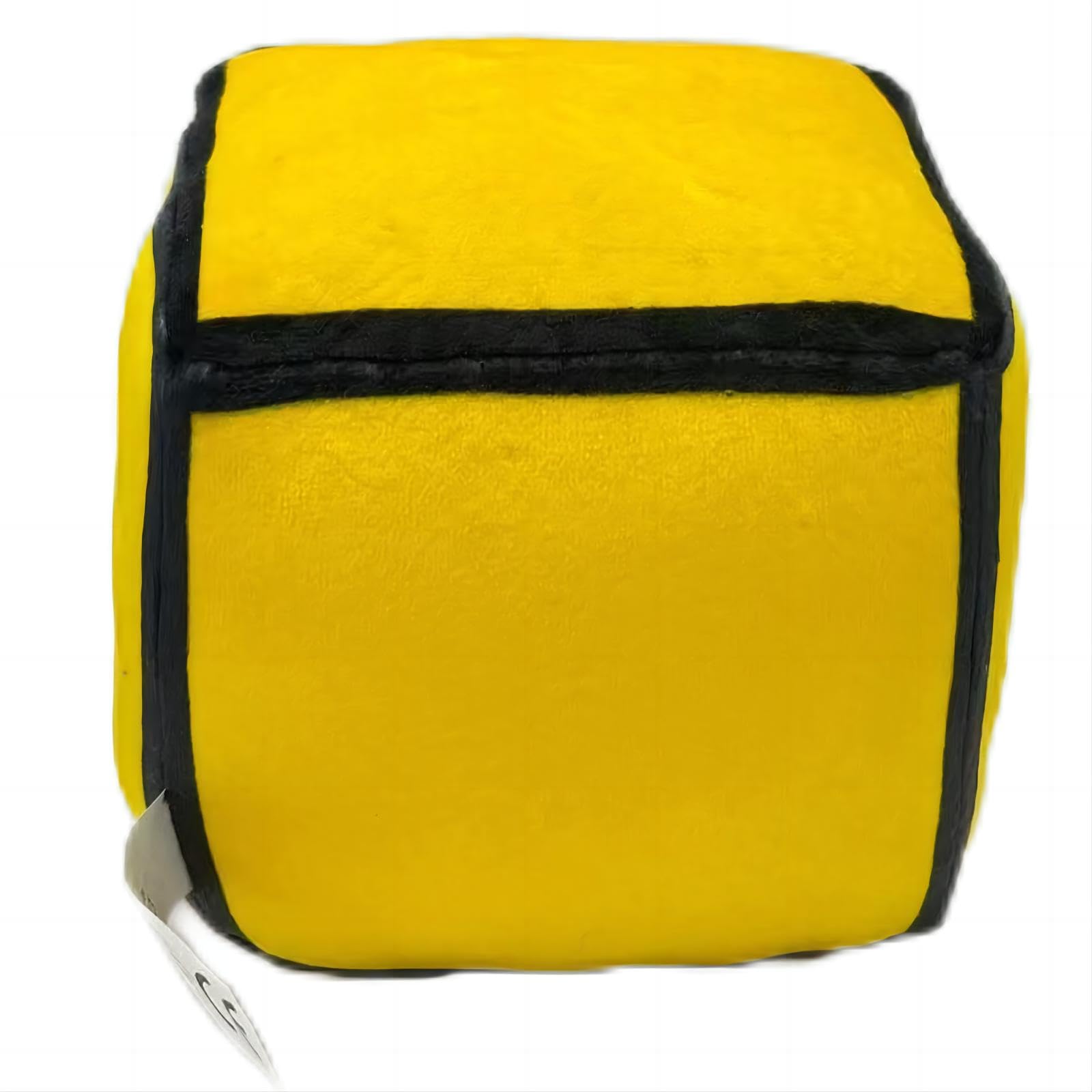 FOTN Geometry Games Sprint Plush Toy – 12 cm Yellow Cube Plush for Kids and Gamers