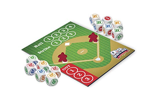 FoxMind Baseball Sport Dice Game – Fast-Paced Dice Duel for 2-4 Players, Ages 7+