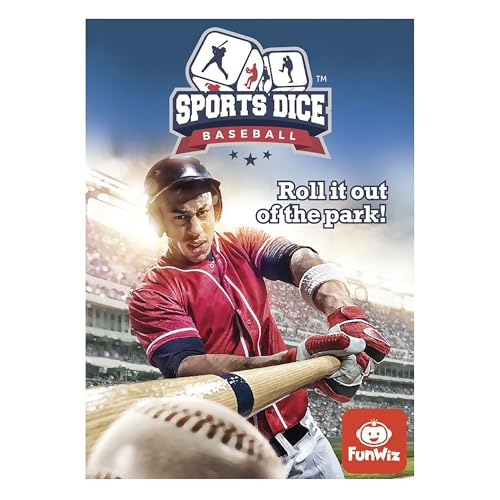 FoxMind Baseball Sport Dice Game – Fast-Paced Dice Duel for 2-4 Players, Ages 7+