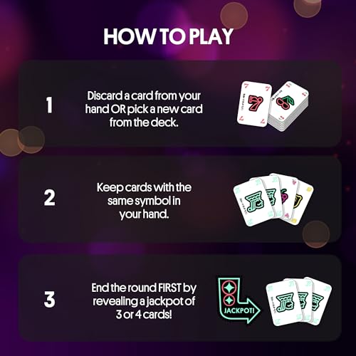 Foxmind Lucky Jack Strategy Card Game – Fast 20-Minute Casino Card Game for 2-6 Players Ages 8+
